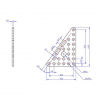 Треугольная пластина из анодированного алюминия Triangle Plate 6*8 (Pair) - «globural.ru» - Будённовск