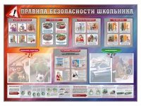 Стенд-уголок "Правила безопасности школьника" - «globural.ru» - Будённовск