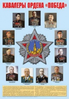 Плакат "Кавалеры ордена «Победа»" - «globural.ru» - Будённовск