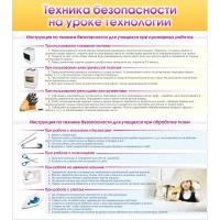 Стенд "Техника безопасности на уроке технологии" - «globural.ru» - Будённовск