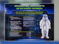 Стенд "Воздействие невесомости на организм человека" - «globural.ru» - Будённовск