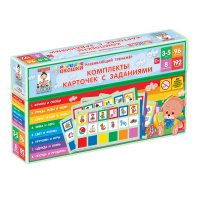 Развивающий тренажёр "Разноцветные окошки" 3-5 лет. Дополнительный набор карточек к базовому комплекту - «globural.ru» - Будённовск
