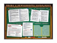 Стенд-уголок "Права и обязанности школьника" - «globural.ru» - Будённовск
