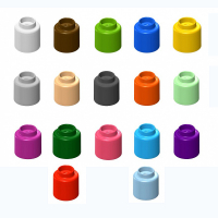  Элемент конструктора одиночный одноцветный Color Blocks 100 штук - «globural.ru» - Будённовск