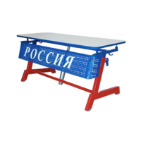 Стол ученический двухместный "Патриот-2п" на газовом лифте (р.гр. № 3-7 и наклоном столешницы ) - «globural.ru» - Будённовск