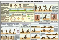 Плакат "Приемы и правила метания гранат" - «globural.ru» - Будённовск