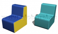 Прямоугольный стул 50*60*60/32см (ВИК) - «globural.ru» - Будённовск