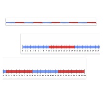 Нумирошка. Числовая прямая 0-100 по методике Нумикон - «globural.ru» - Будённовск