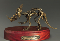 Модель скелета динозавра Styracosaurus - «globural.ru» - Будённовск