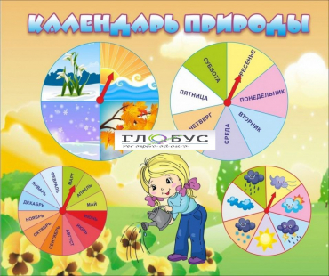 Стенд "Календарь природы" (вариант 1) - «globural.ru» - Будённовск