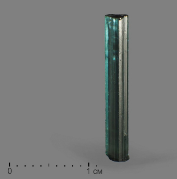 Турмалин (индиголит), кристалл - «globural.ru» - Будённовск